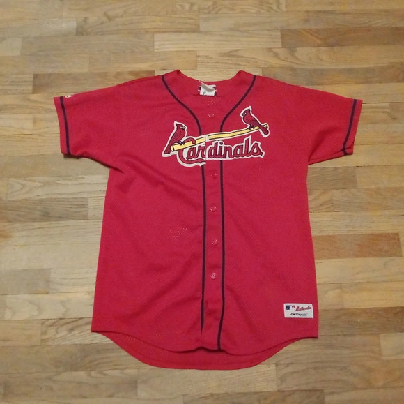 Vintage JD Drew St. Louis Cardinals Warmup Jersey YOUTH XL - Picture 8 of 8